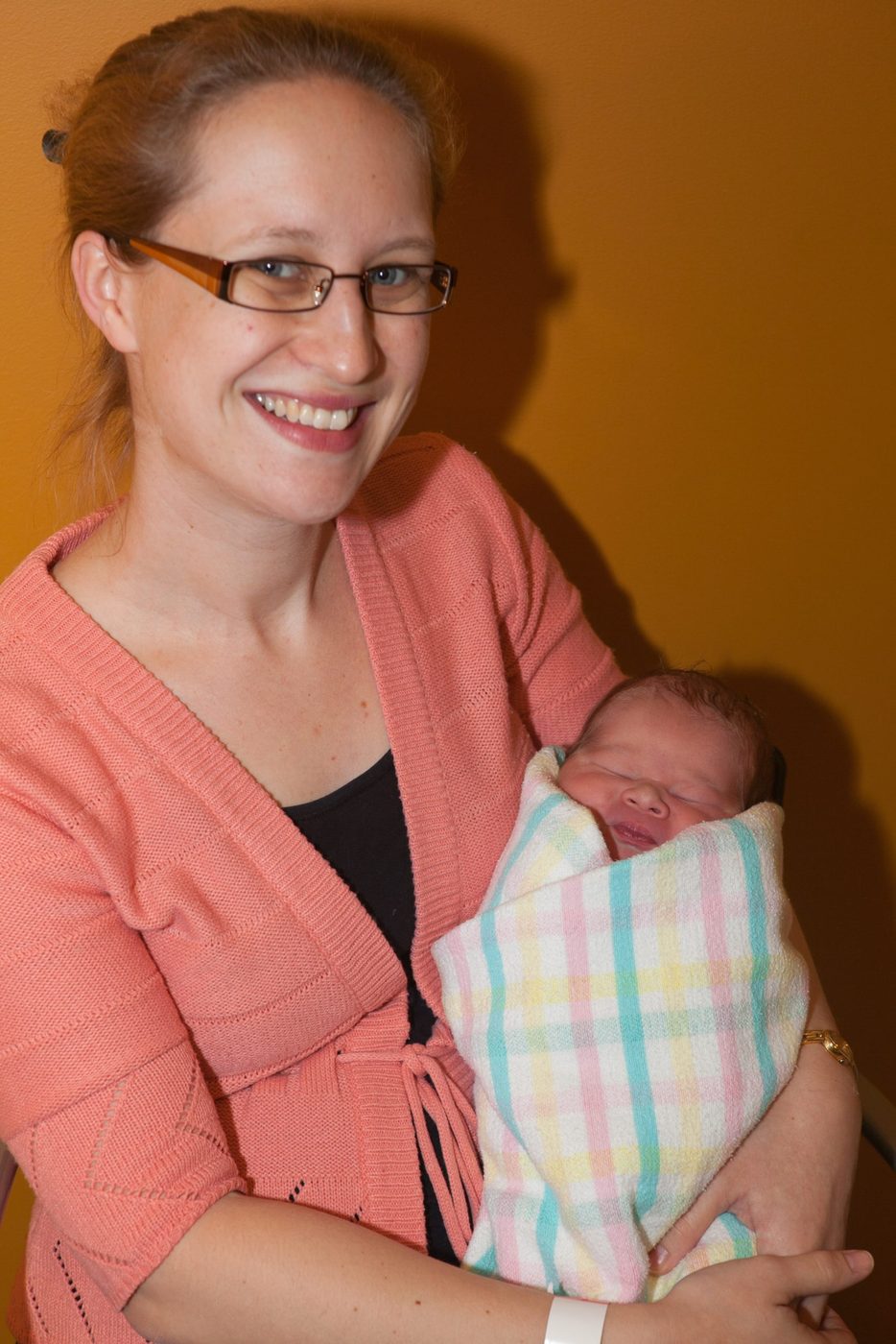 A mother with her baby